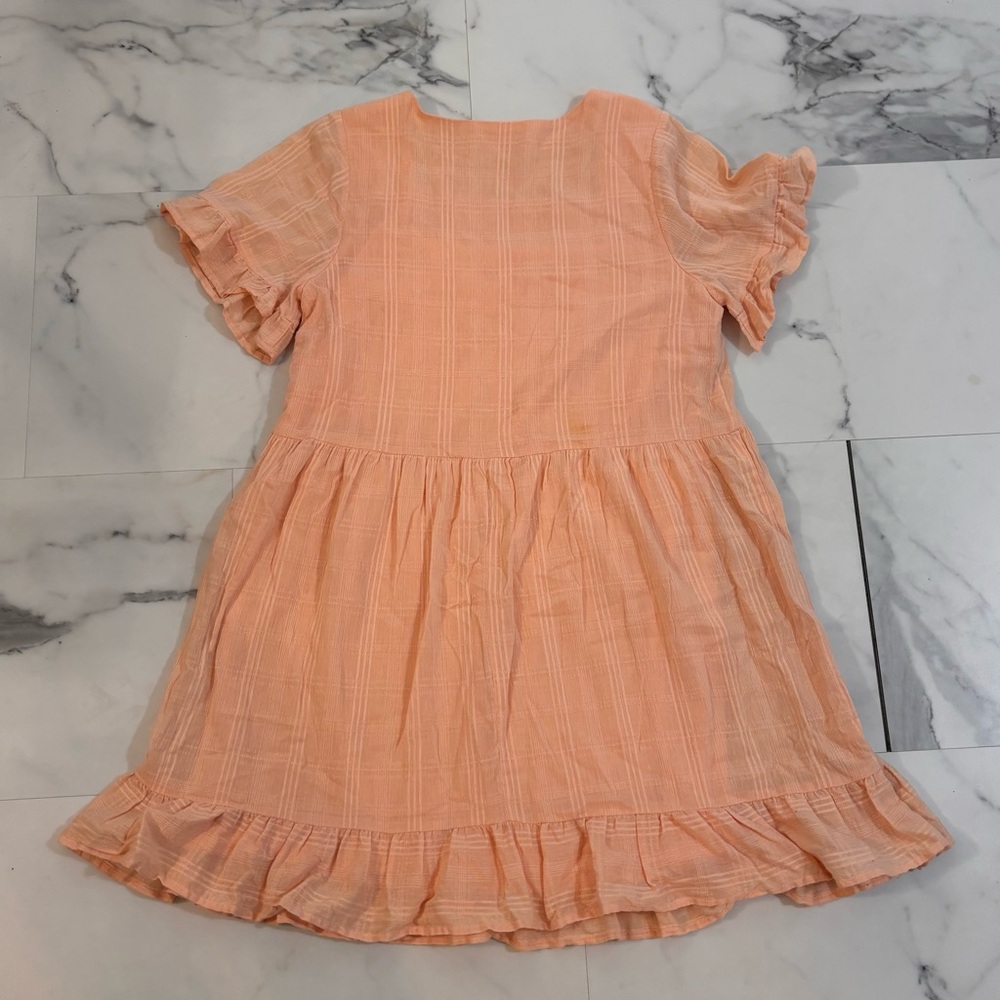 🍑Altar'd State🍑 Light Peach Ruffle Dress - Picture 5 of 6